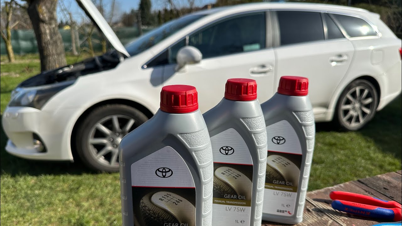 4K@ Toyota Avensis D4D 2013👍DIY Gearbox oil change LV 75W