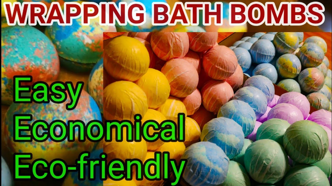 How to wrap bath bombs using Tissue paper/Economical, Easy and Eco-friendly