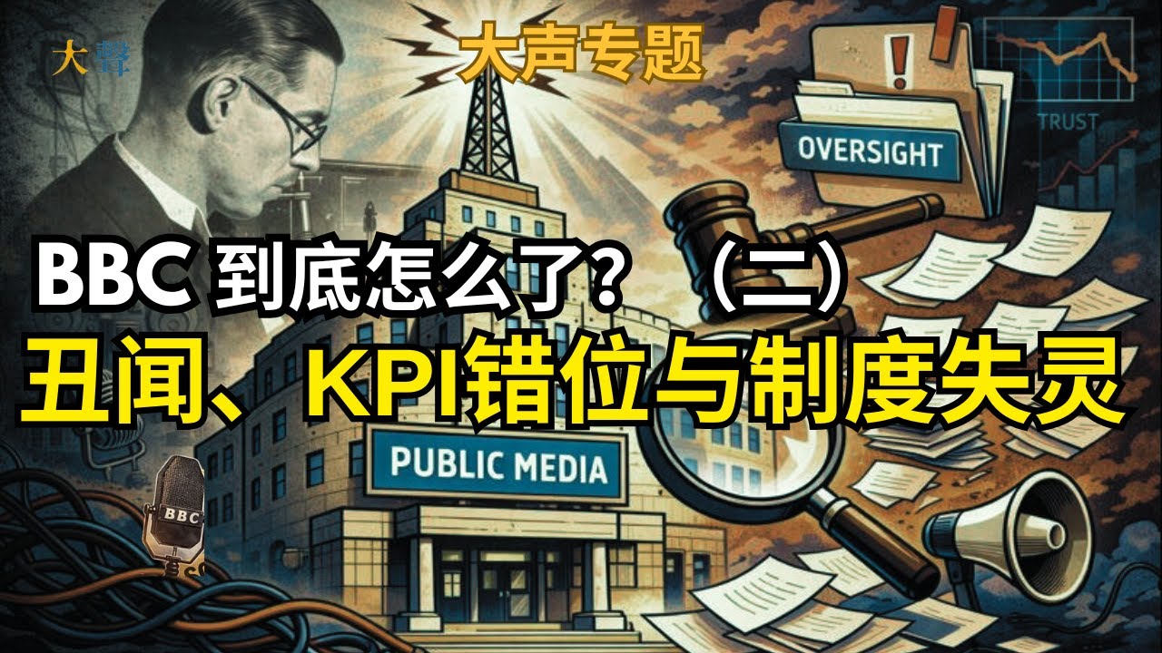 BBC到底怎么了（二）：丑闻、KPI错位与制度失灵：当英国电视税巨兽长出“中共式机构病”｜哈马斯纪录片丑闻｜监管机制为何失灵？｜性别平等的指标错位｜到底捍卫谁的利益