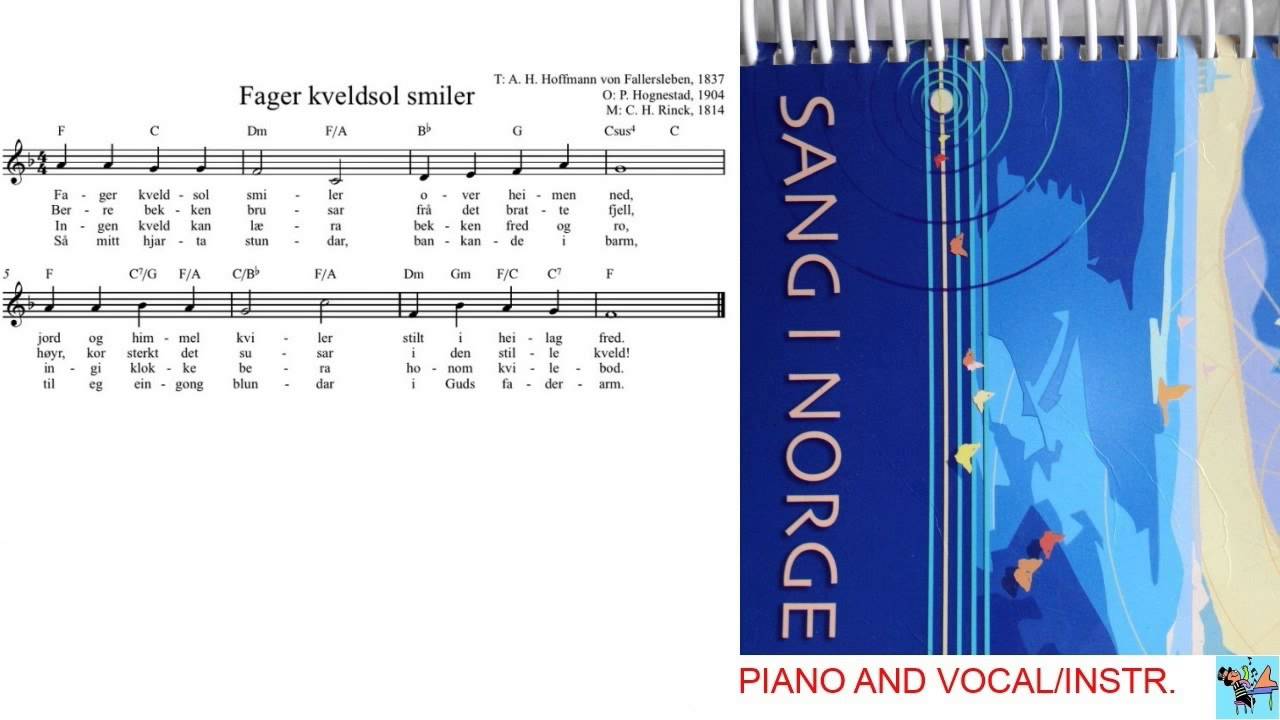 Fager Kveldssol Smiler Piano You Zing It