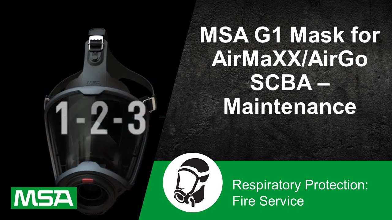 MSA G1 Mask for AirMaXX/AirGo SCBA – Maintenance