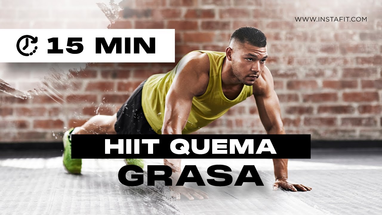 Rutina HIIT Quema Grasa |15 minutos