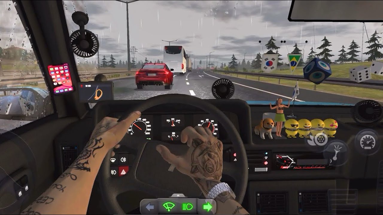 TOFAS SAHIN Car Driving in Rainy Day | Truck Simulator Ultimate Gameplay