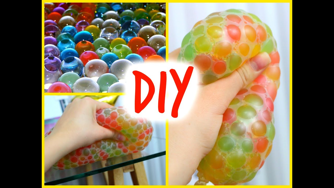 Faça você mesma: Bola SUPER FOFA - Anti  Stress- DIY Orbeez Stress Ball!