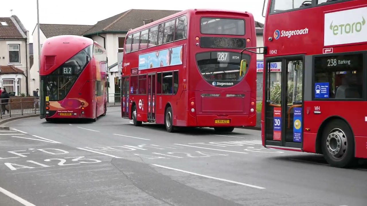 #EastLondonTransit East London Transit Buses on Routes EL1, EL2 & EL3 in Barking 6th April 2021