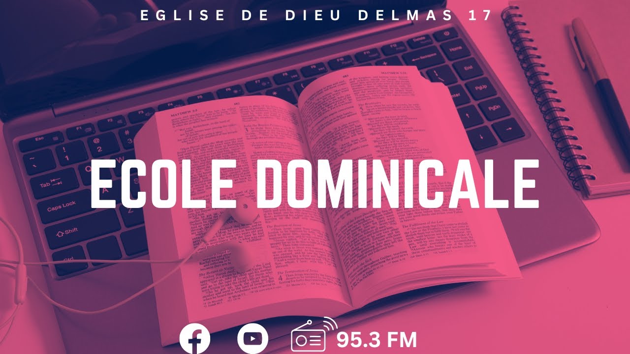 EN DIRECT Ecole Dominical| Église de Dieu Delmas 17 | Dimanche 25 Janvier 2026