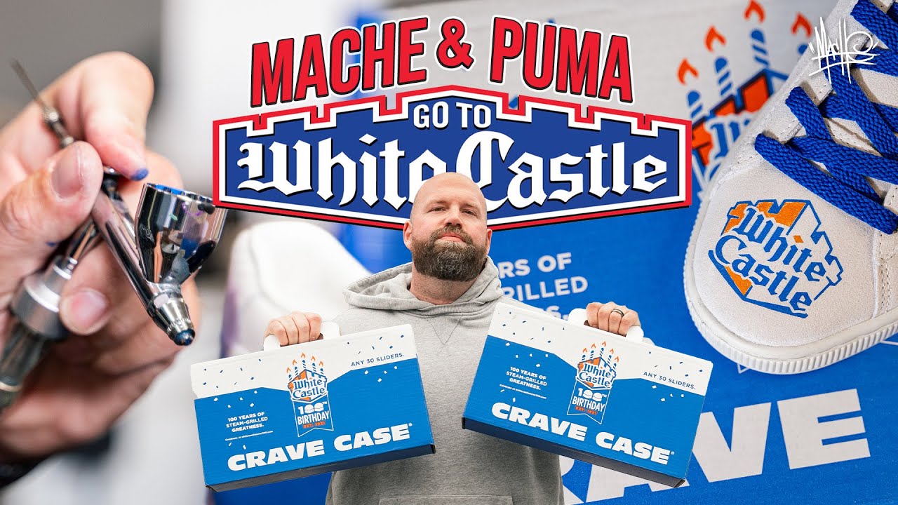 Custom kicks for White Castle's 100th Birthday!!
