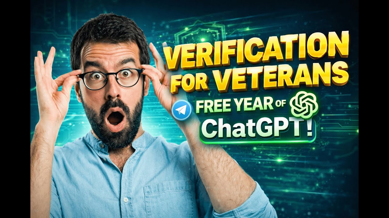 HOW TO VERIFY YOUR VETERAN STATUS TO RECEIVE CHAT GPT PLUS FOR A YEAR
