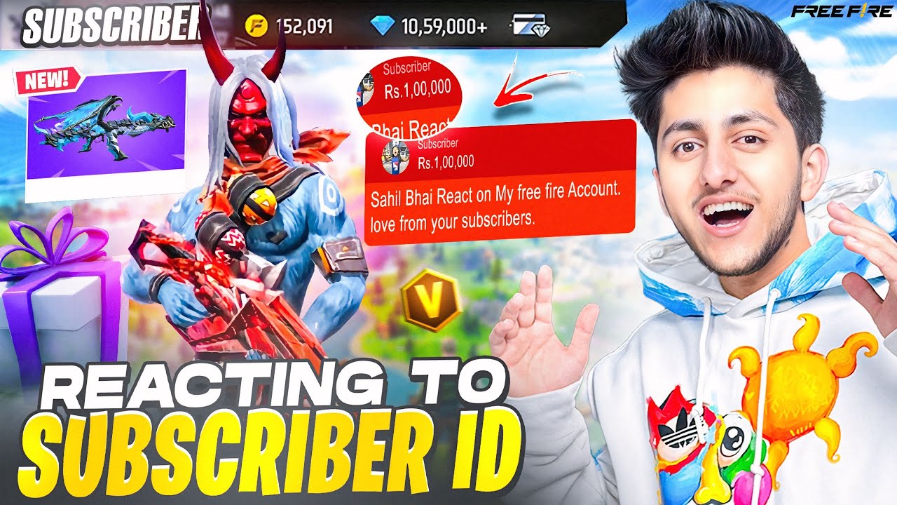 Reacting To Rich Subscribers Id 🤑 All Evo Gun Skins Max - Garena Free Fire
