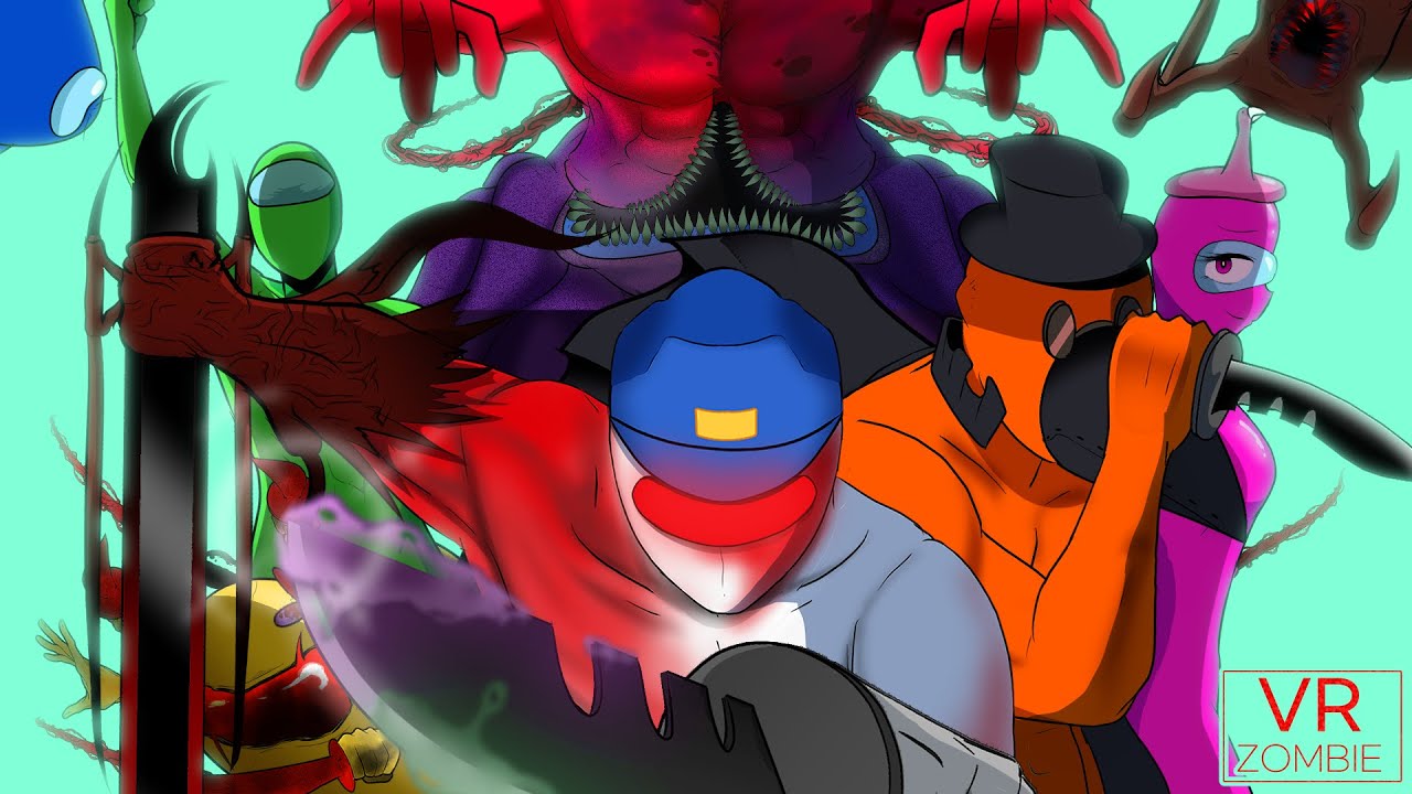 어몽어스 VR좀비 시즌1 몰아보기 [어몽어스 애니메이션] / [AMONG US ANIMATION]