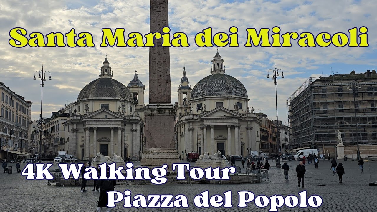 Santa Maria dei Miracoli: A Baroque Masterpiece at Piazza del Popolo, Rome