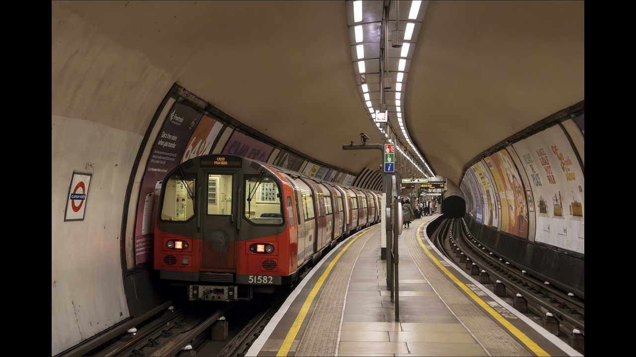 London Underground Northern line trains on 30/3/24