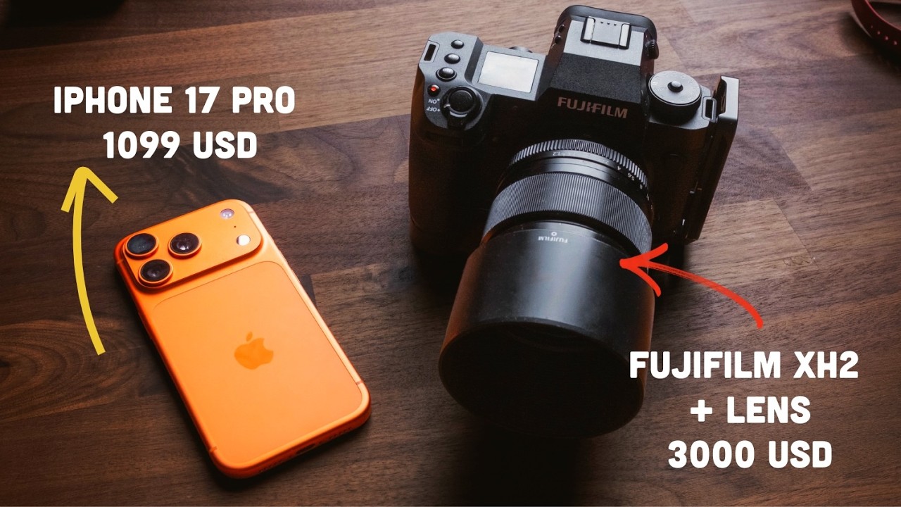 iPhone 17 Pro против профессиональной камеры