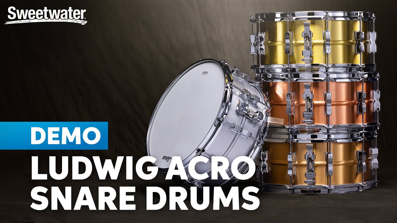 Ludwig Acro Snare Drums: Copper, Brass, Bronze & Aluminum Compared