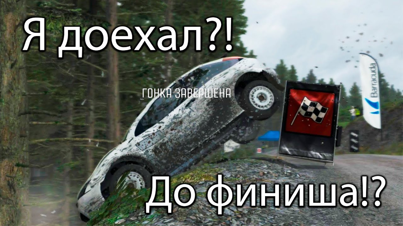 Dirt Rally / Буквально влетаю на финиш