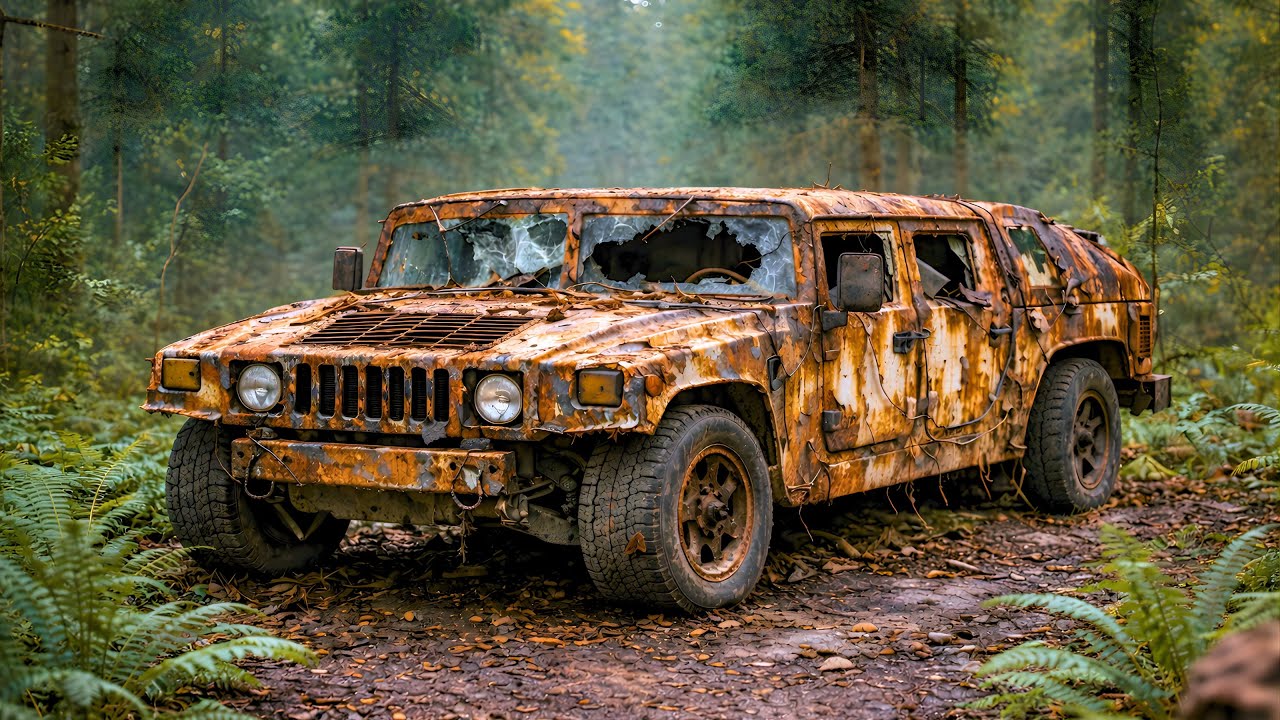 Abandoned Hummer Restored 😱 | ASMR