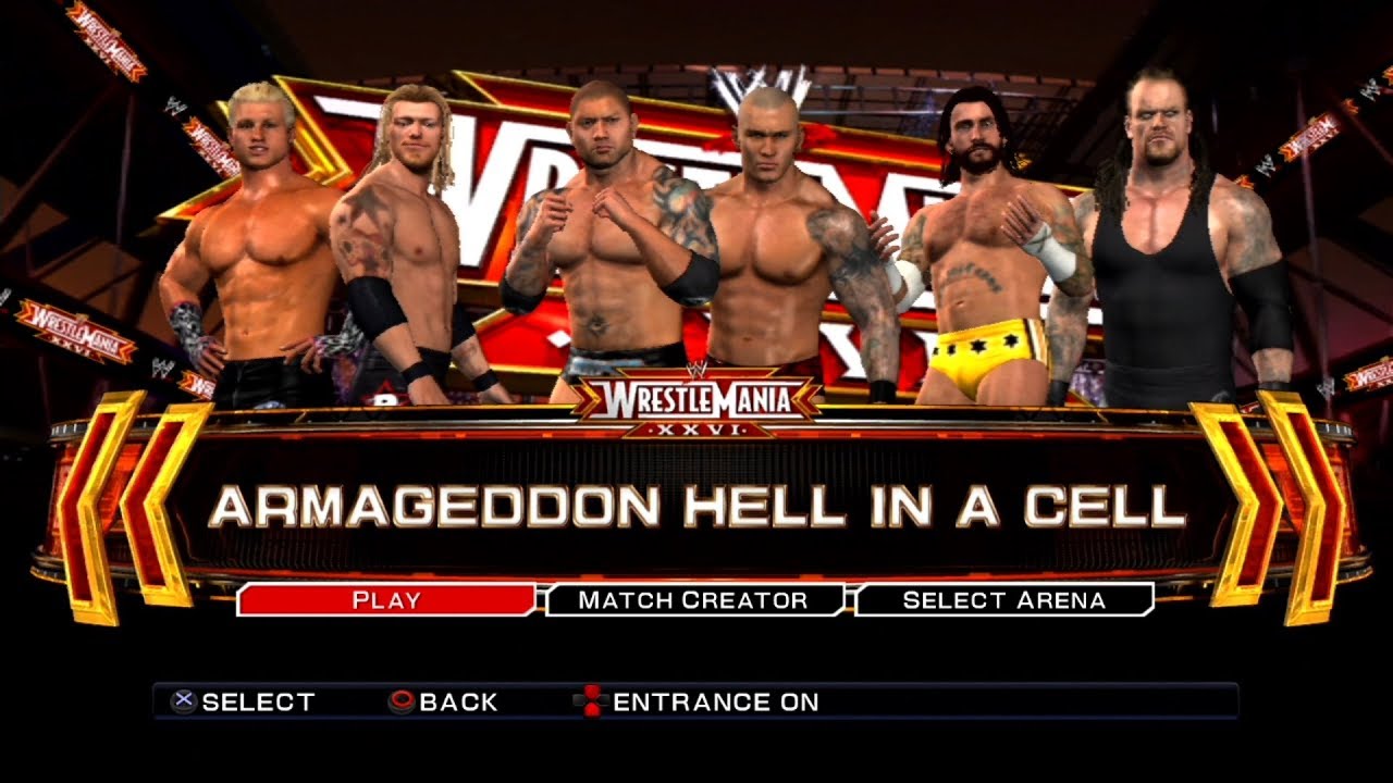 WWE SmackDown VS Raw 2011 PS3 - Armageddon Hell in a Cell