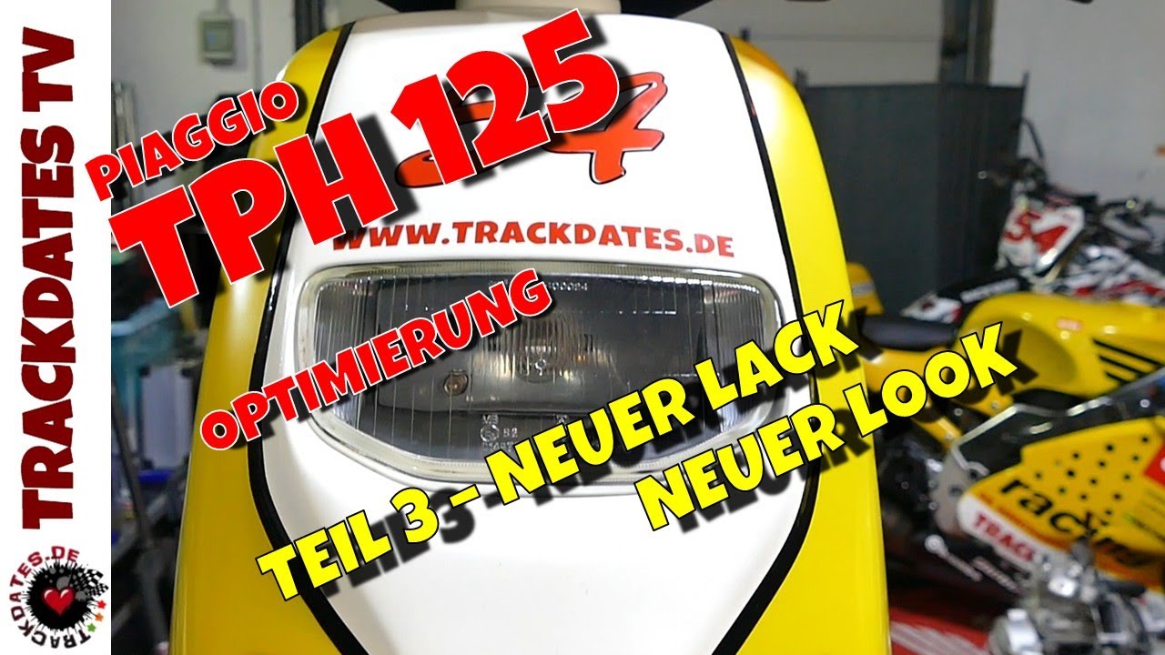 Teil 3 | PIAGGIO TPH 125 1996 | Optimieren | Neuer Lack, neuer LOOK - gelbe Rakete