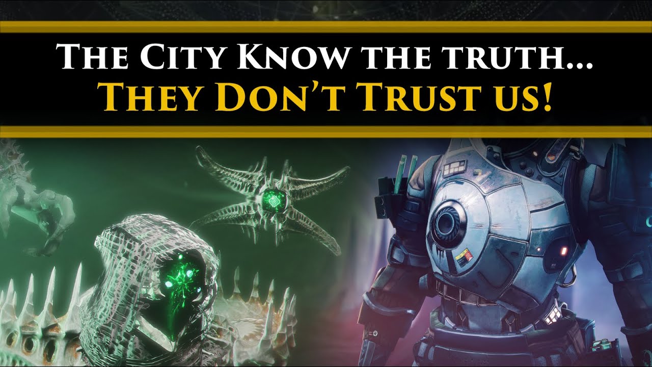 Destiny 2 Lore -  The People of the City no longer trust us. Because of the Hive Guardians & Stasis!