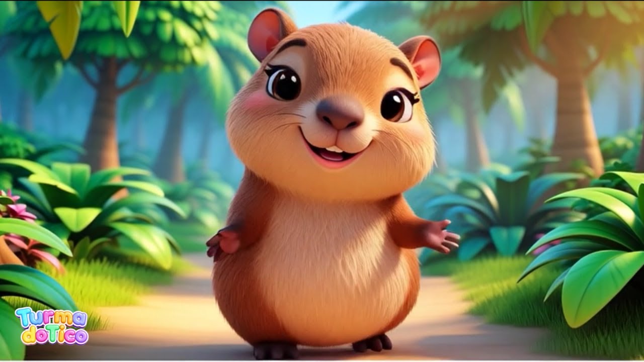 A Capivara Camila 🦫 | Música Infantil Divertida em 3D | Turma do Tico