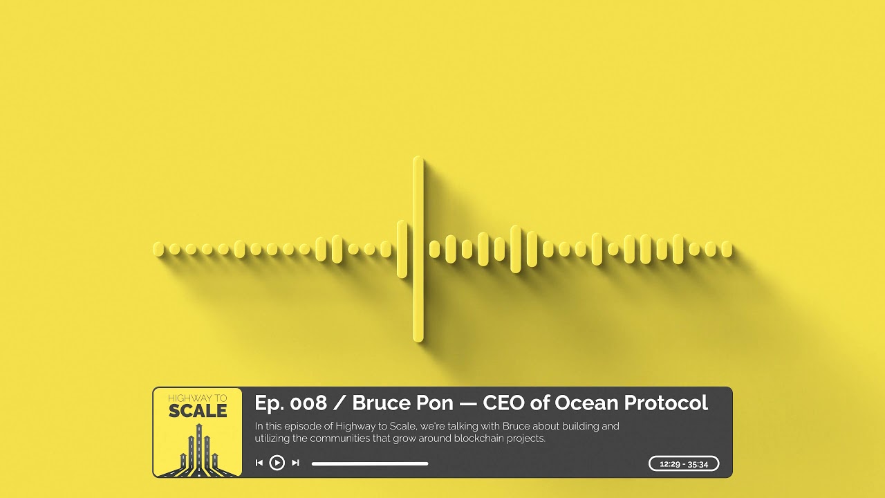 Interview with Bruce Pon &mdash; CEO of Ocean Protocol / Highway to Scale ep. 008