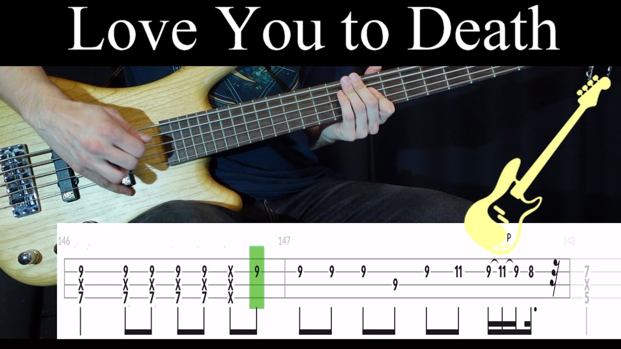 Love You to Death (Type O Negative) - (BASS ONLY) Bass Cover (With Tabs)