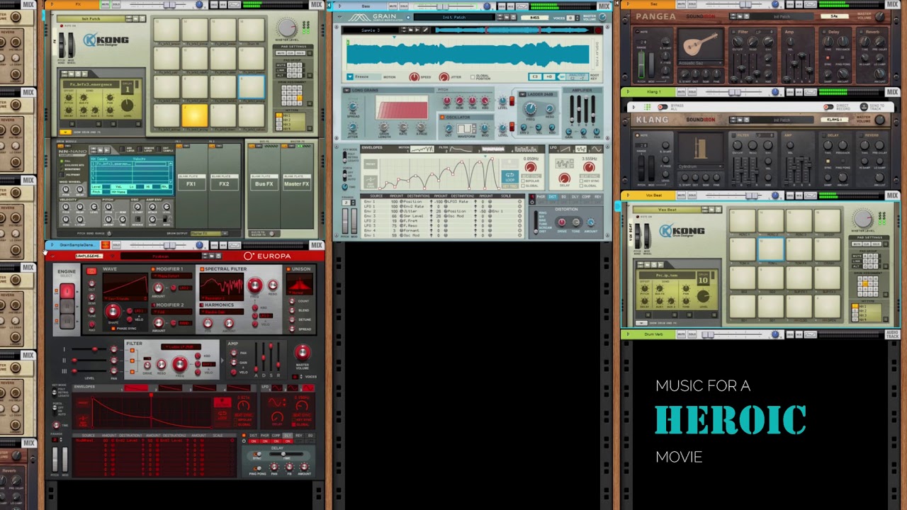 Music For A Movie - Propellerhead Reason 10 Challenge