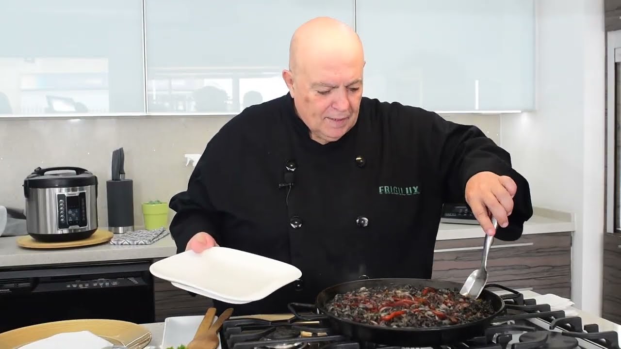 RECETA - Arroz Negro | Ángel Lozano con #Frigilux