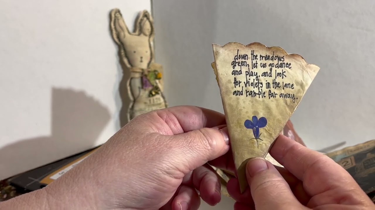 Bunny 101 with junk journal
