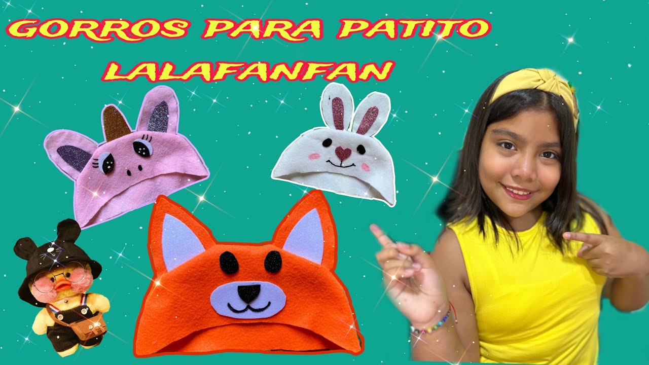 Gorro y ropa para Patito de peluche #patito #lalafanfan #dyi paso a paso