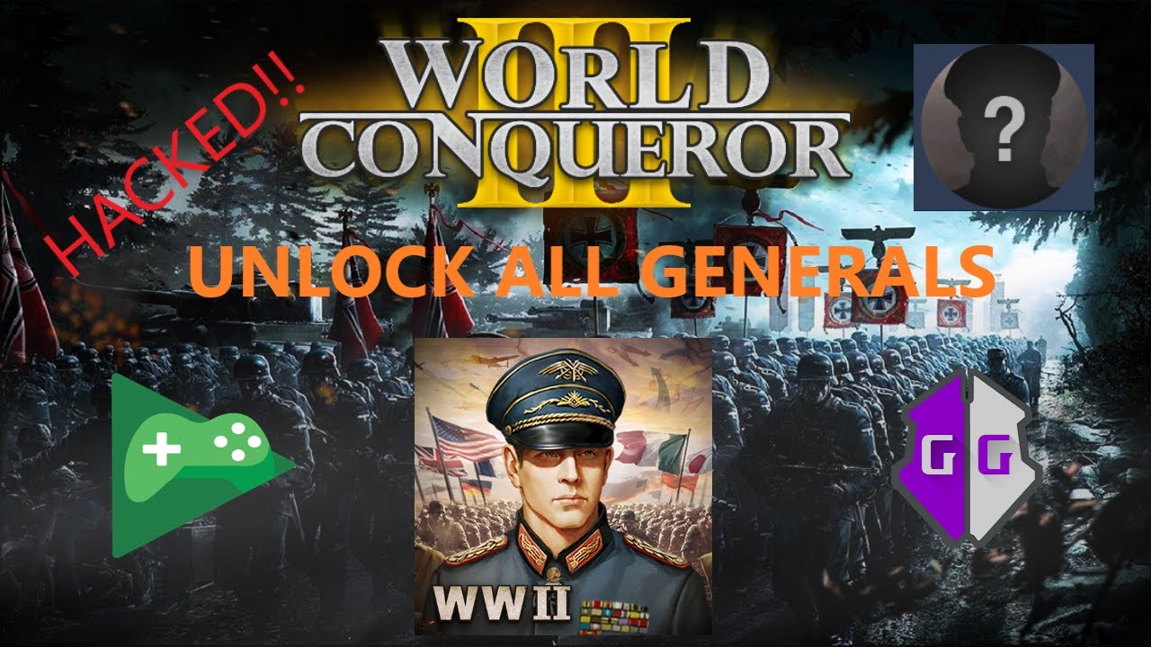 World Conqueror 3 mod unlock all generals (Includes paid general) & Cloud Save