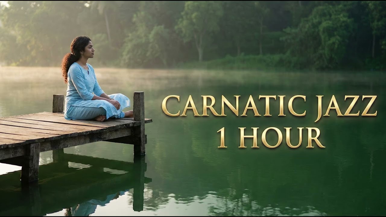 Carnatic Jazz for Deep Sleep | Calming South Indian Music 1 Hour | Meditation Flow