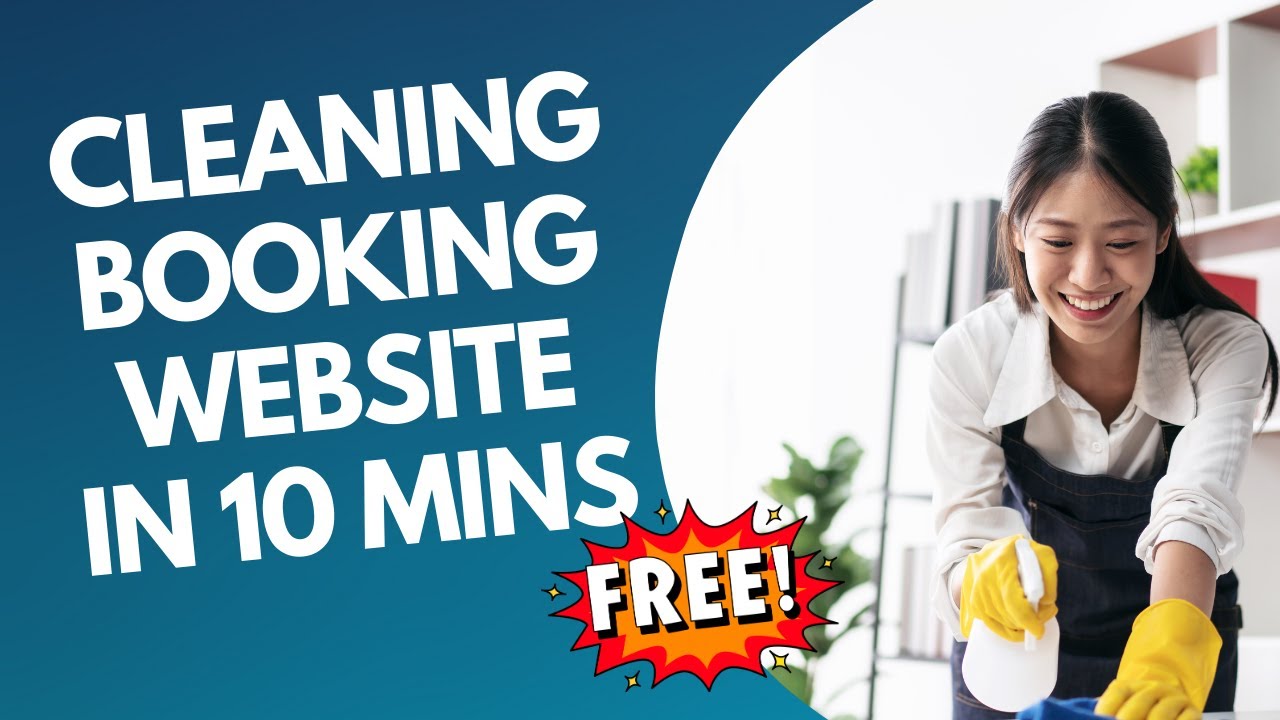 How to Create a Cleaning Business Booking Website in Minutes | Trafft Tutorial