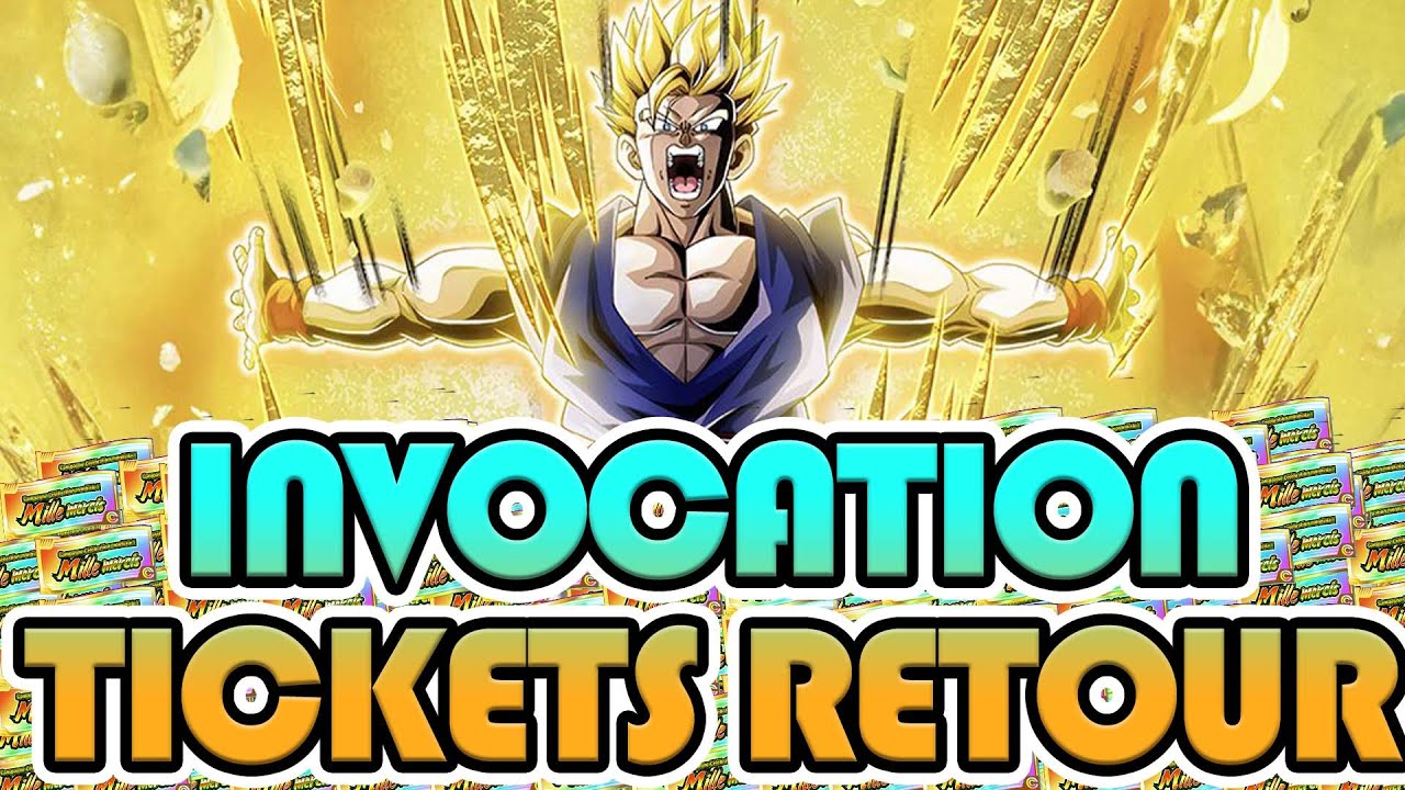 UNE REVANCHE IMPROMPTUE ! Invocation Tickets Milles Merci & Blue Zone (Dragon Ball Z Dokkan Battle)