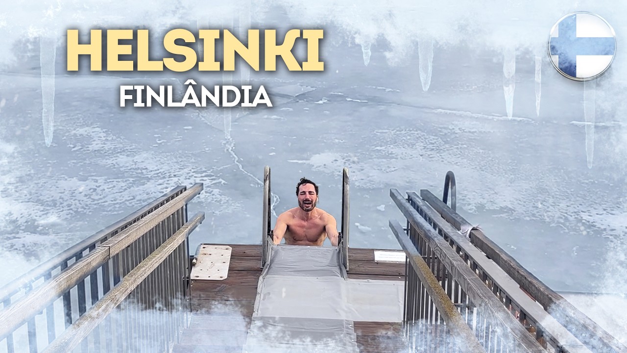 VOLTEI ao país MAIS FELIZ do MUNDO - Como é Helsinki na Finlândia no Inverno? - Estevam Pelo Mundo