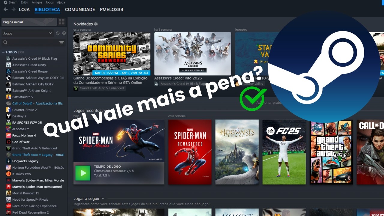 Minha sincera opinião sobre meus jogos da steam