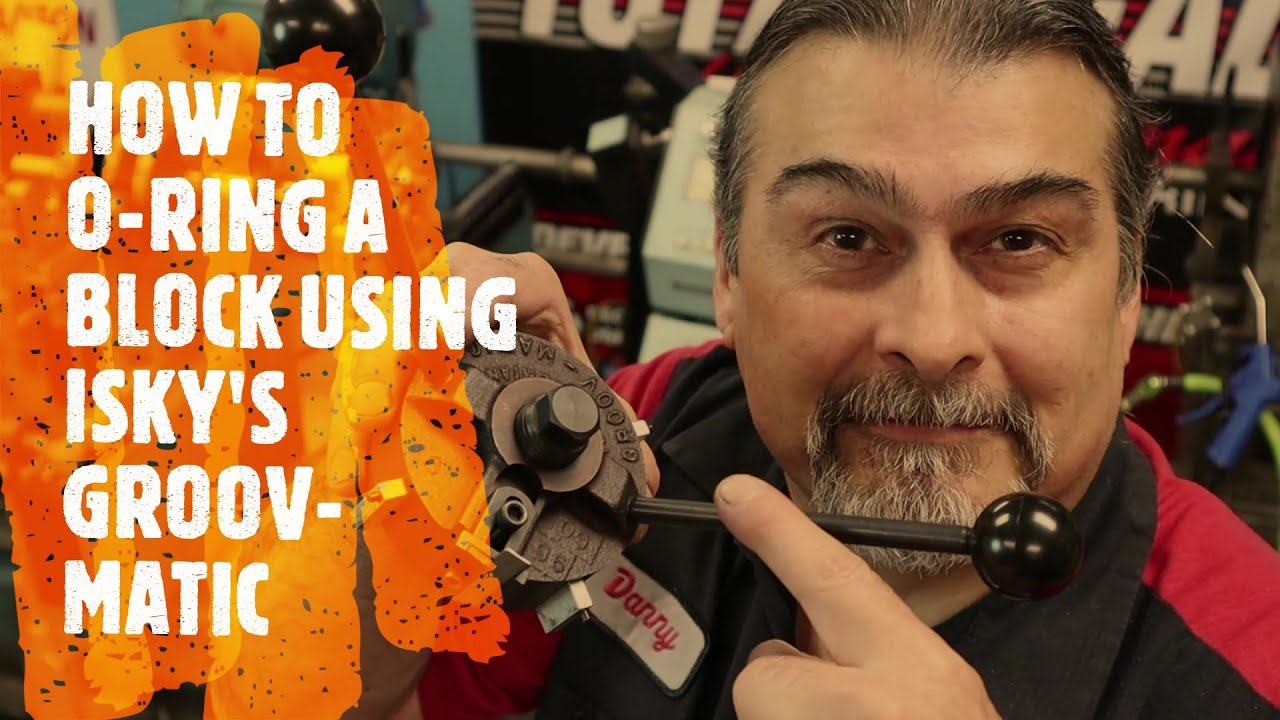 How to o-ring a block using ISKY's Groov-Matic O-Ringing tool.