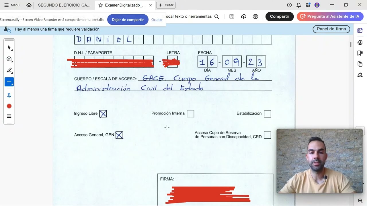 Estrategia para el segundo examen SUPUESTO de Gestión de la Administración Civil del Estado (GACE)
