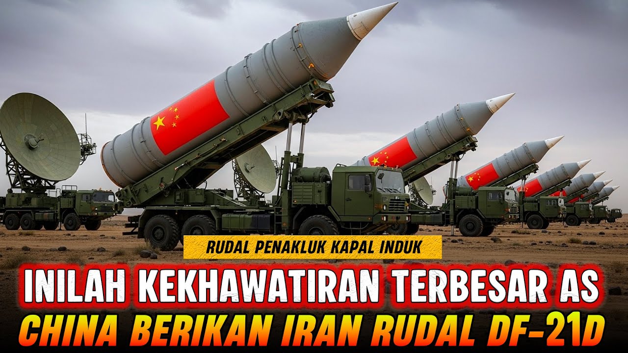 RUDAL DF-21 CHINA DI SUMBANGKAN UNTUK IRAM‼️AS MULAI KHAWATIRKAN KONDISINYA‼️