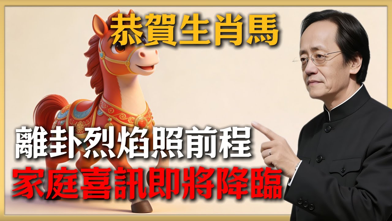屬馬者快醒！離卦烈焰照前程，生活浪涌潮生爆出家庭大好消息！借易經倪海廈智慧乘勢致富，忽略它臘月無福！#倪海廈 #命理 #生肖 #運勢
