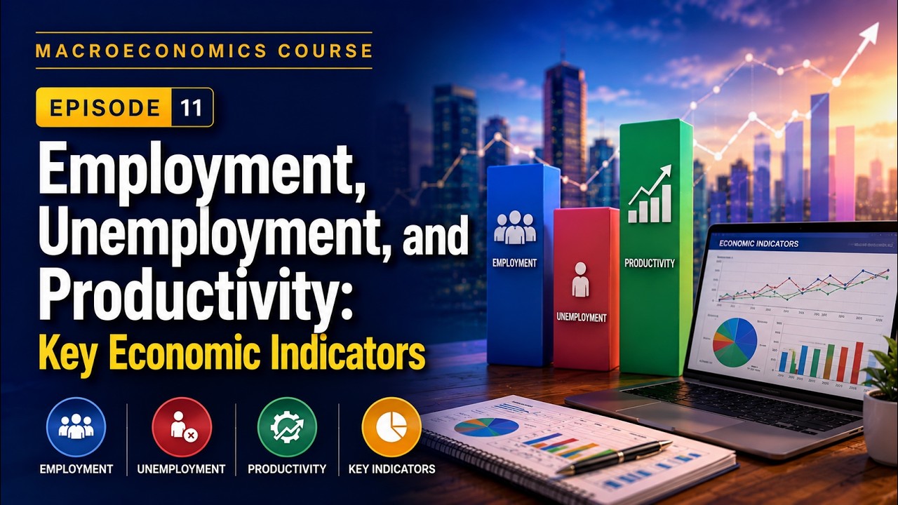 Employment, Unemployment, and Productivity: Key Economic Indicators | Macroeconomics Episode 11