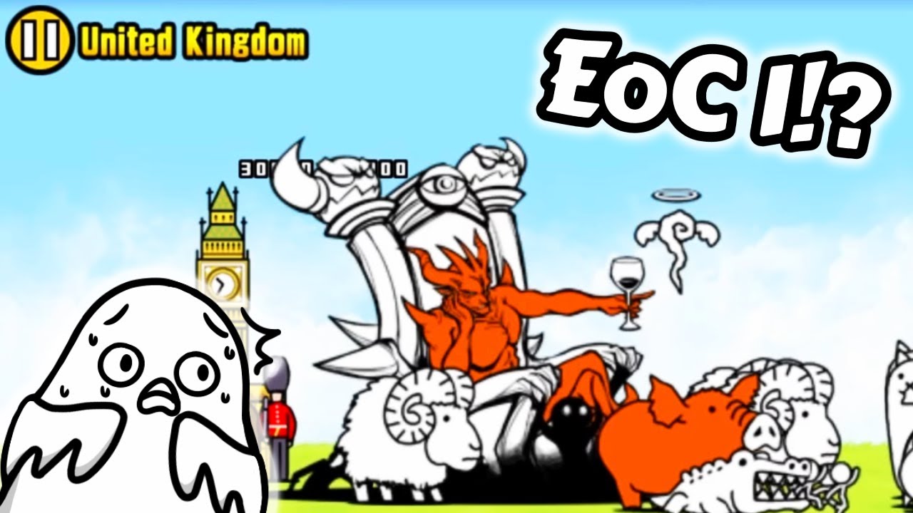 Fighting Demons in United Kingdom! (The Battle Cats)