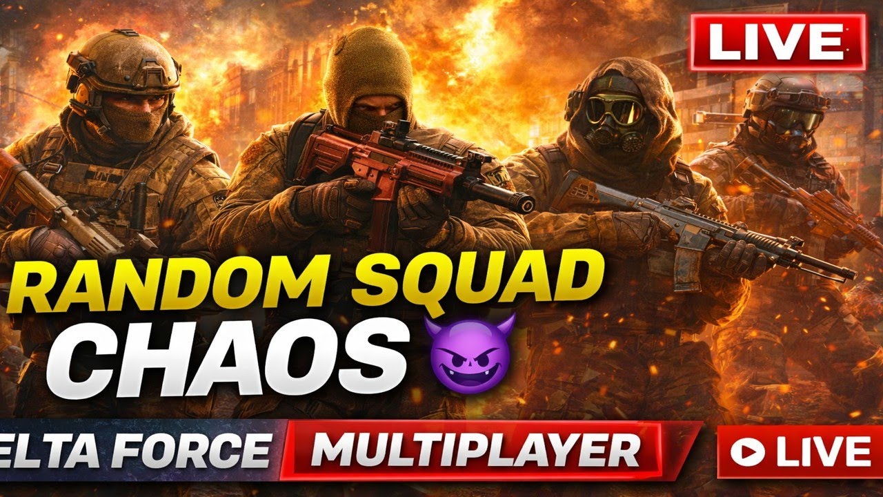 Random Squad Chaos 😈 | Delta Force Multiplayer LIVE