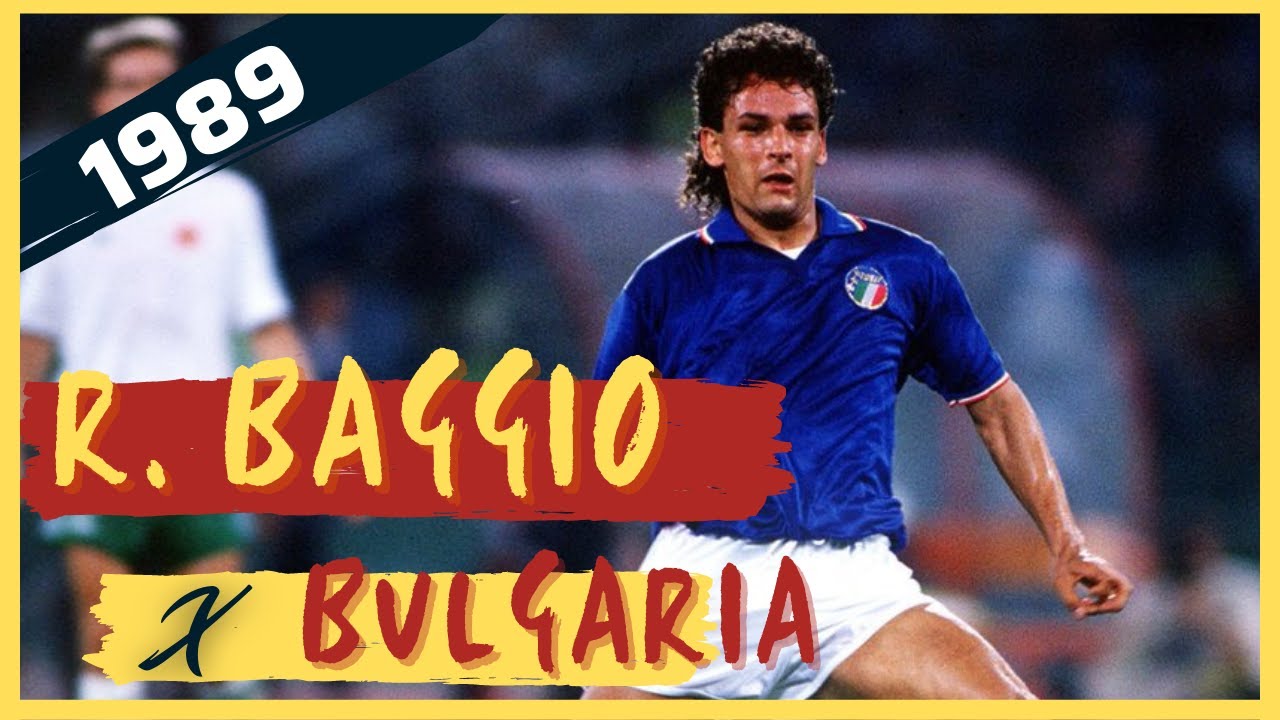 1989 Roberto BAGGIO vs Bulgaria (Amazing Match)