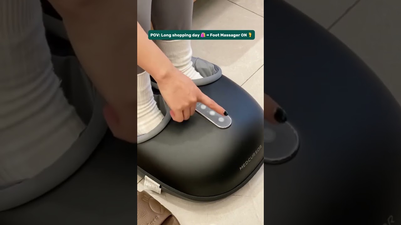 Best Foot Massager for Sore Feet After a Shopping Marathon I Medcursor I 