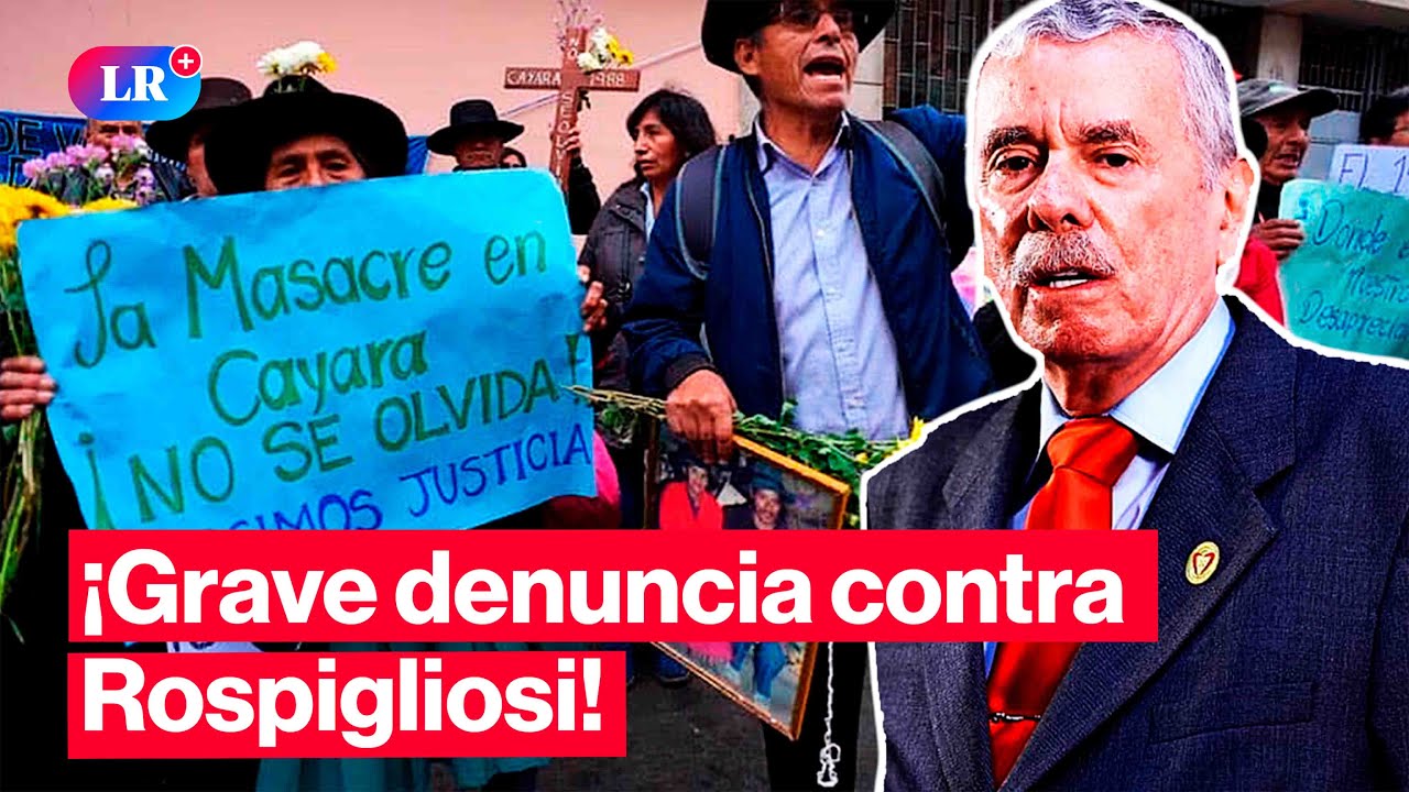 🚨 Denuncian a Rospigliosi por presuntas presiones para archivar el caso Cayara 