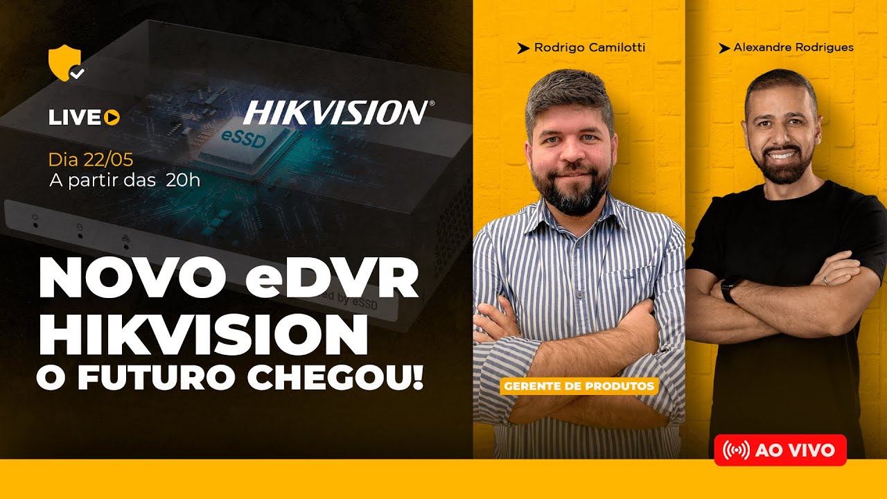 ⭕ Novo eDVR Hikvision - O futuro chegou!