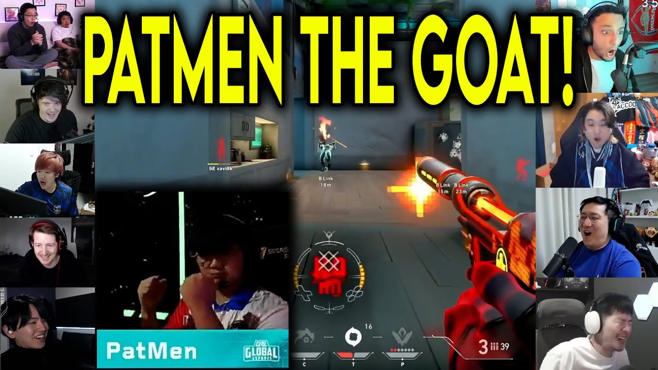 Valorant Streamers Reacts To GE PatMen Insane 3k Against VL In VCT