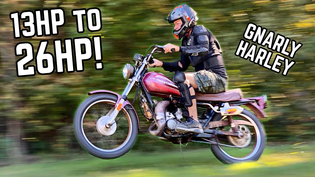 2-тактный Harley Davidson FIRST RIP | Удвоенная мощность замены!