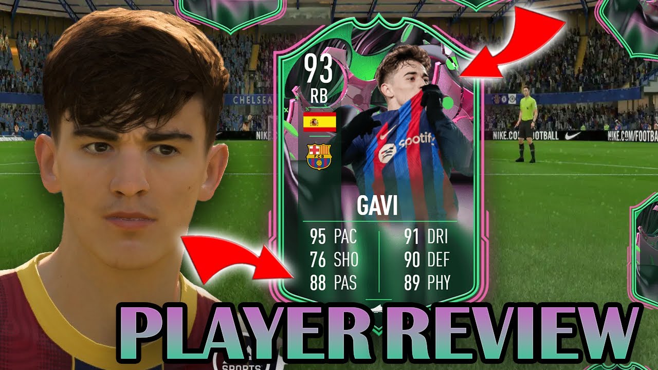 93 SHAPESHIFTER GAVI IS A MUST COMPLETE OBJECTIVE - FIFA 23 ULTIMATE TEAM PLAYER REVIEW